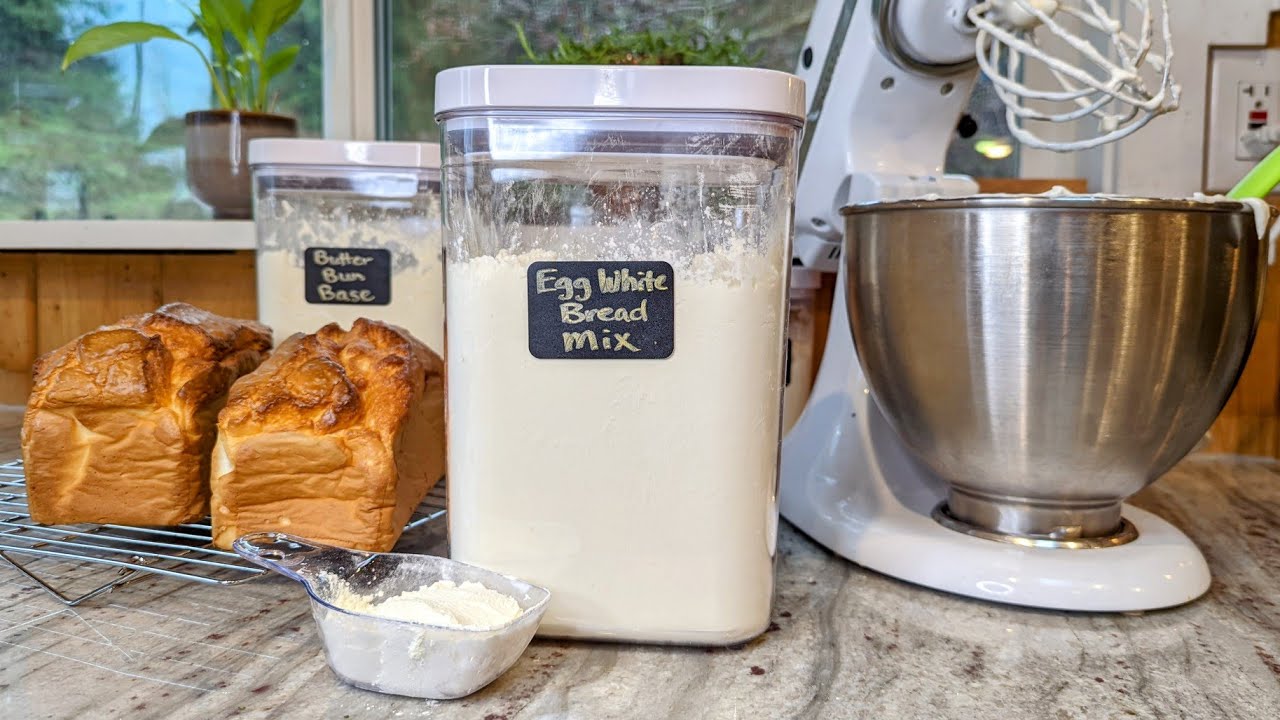 🥚Egg White Bread **BAKING MIX** #keto #proteinbread