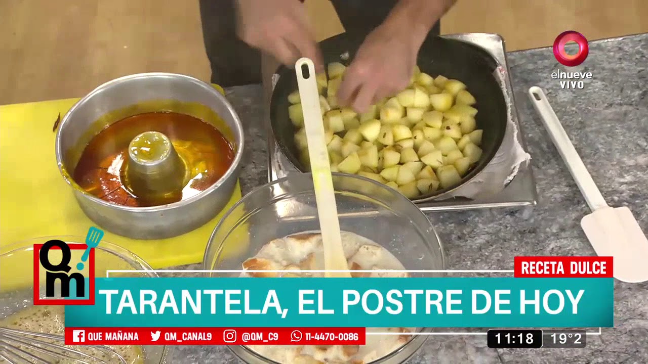 Receta dulce: Tarantela