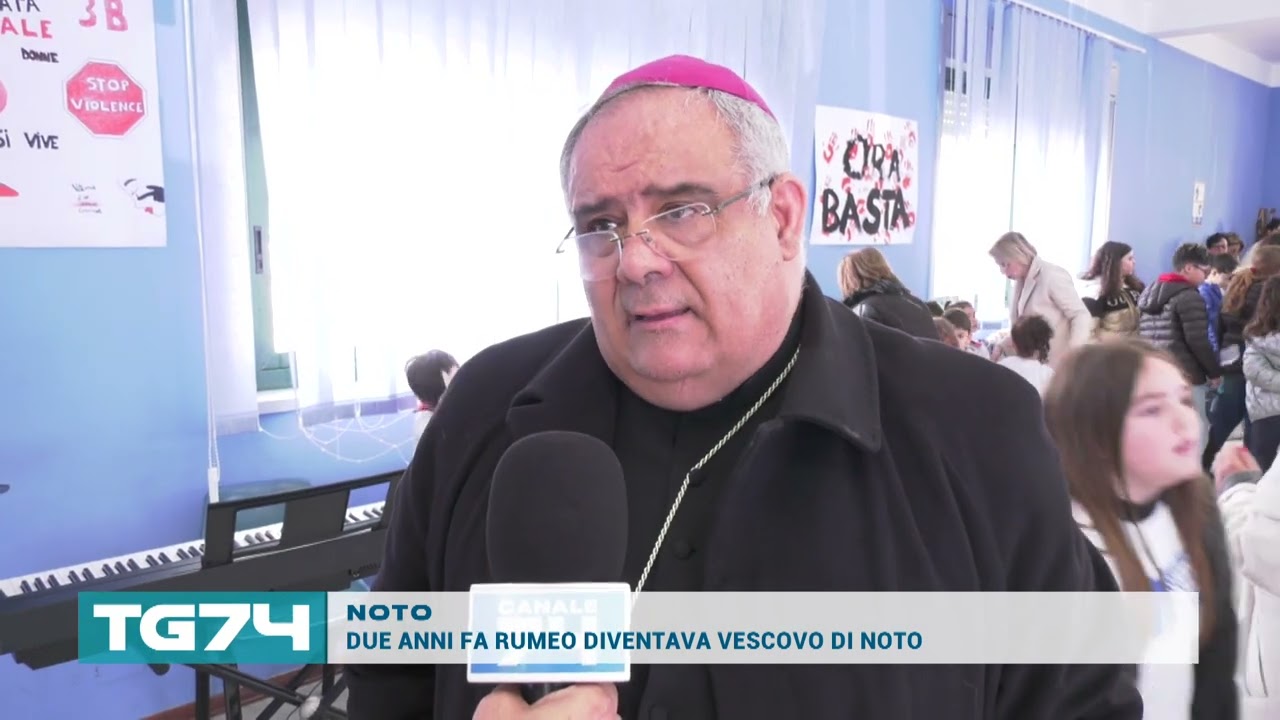 NOTO - DUE ANNI FA RUMEO DIVENTAVA VESCOVO DI NOTO