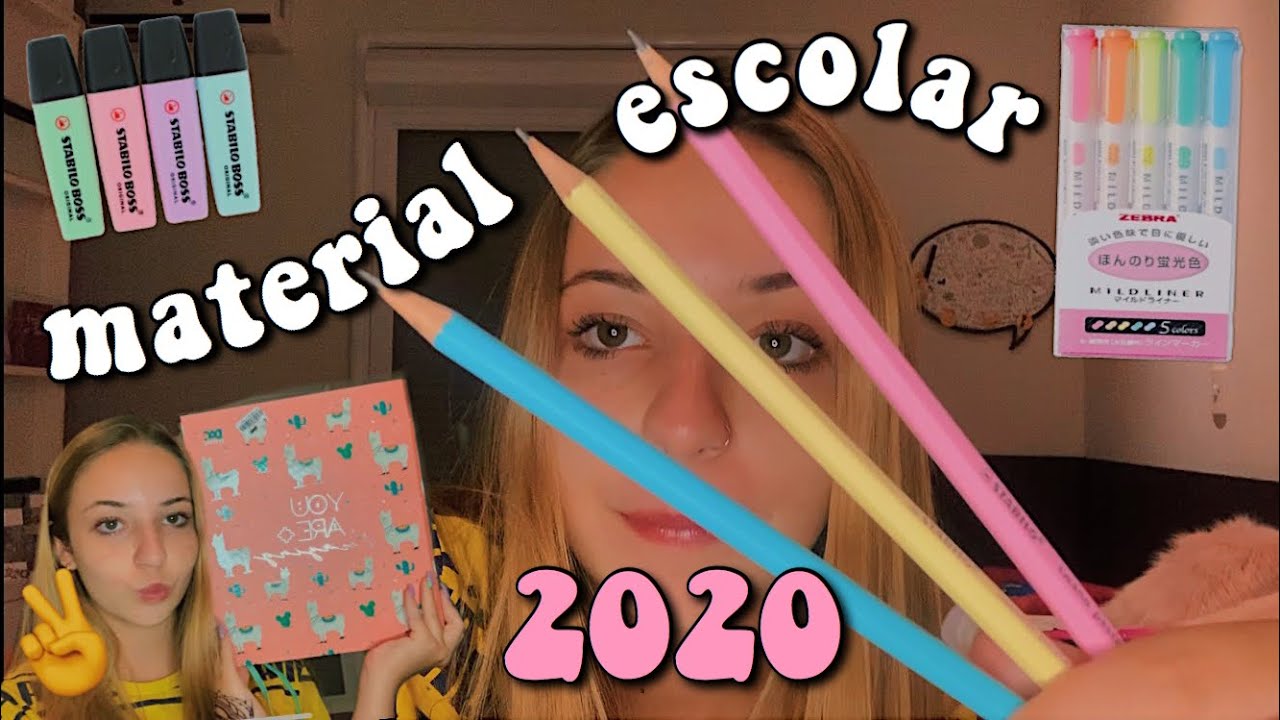 MEU MATERIAL ESCOLAR 2020 | manu falcão