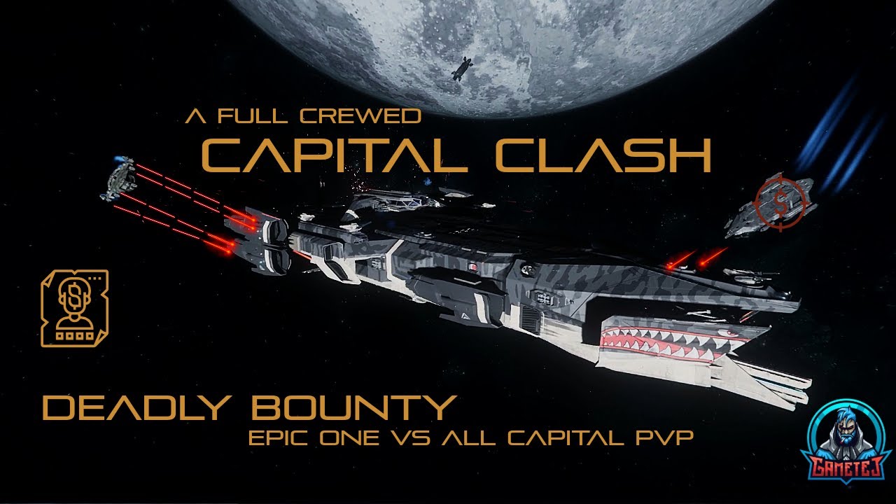 The Capital Clash | 3v1 Showdown (Star Citizen) | Fully crewed capital ships 