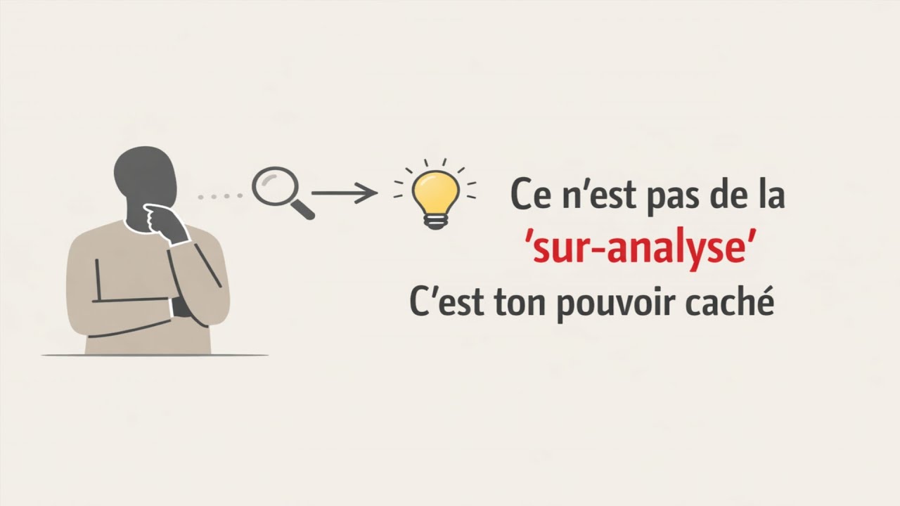 Ce n'est pas de la 'sur-analyse'. C'est ton super-pouvoir cach&eacute;.