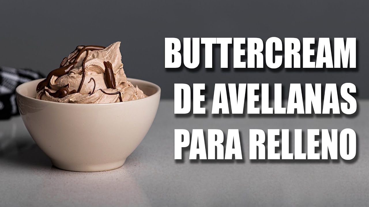 Buttercream de Merengue Suizo y Avellanas
