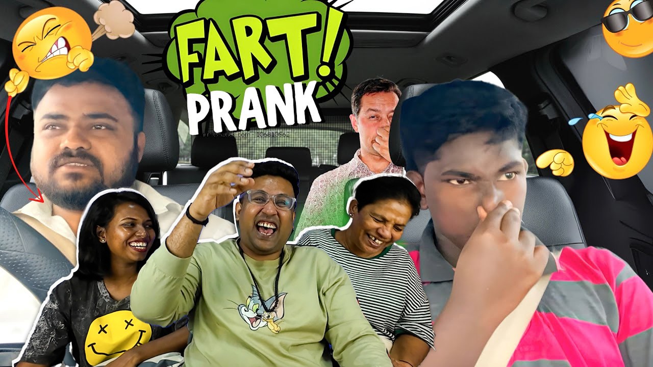 Tamil Taxi Fart 💨 Prank Reaction 😂 | Ramstk Family@TamilTaxi-