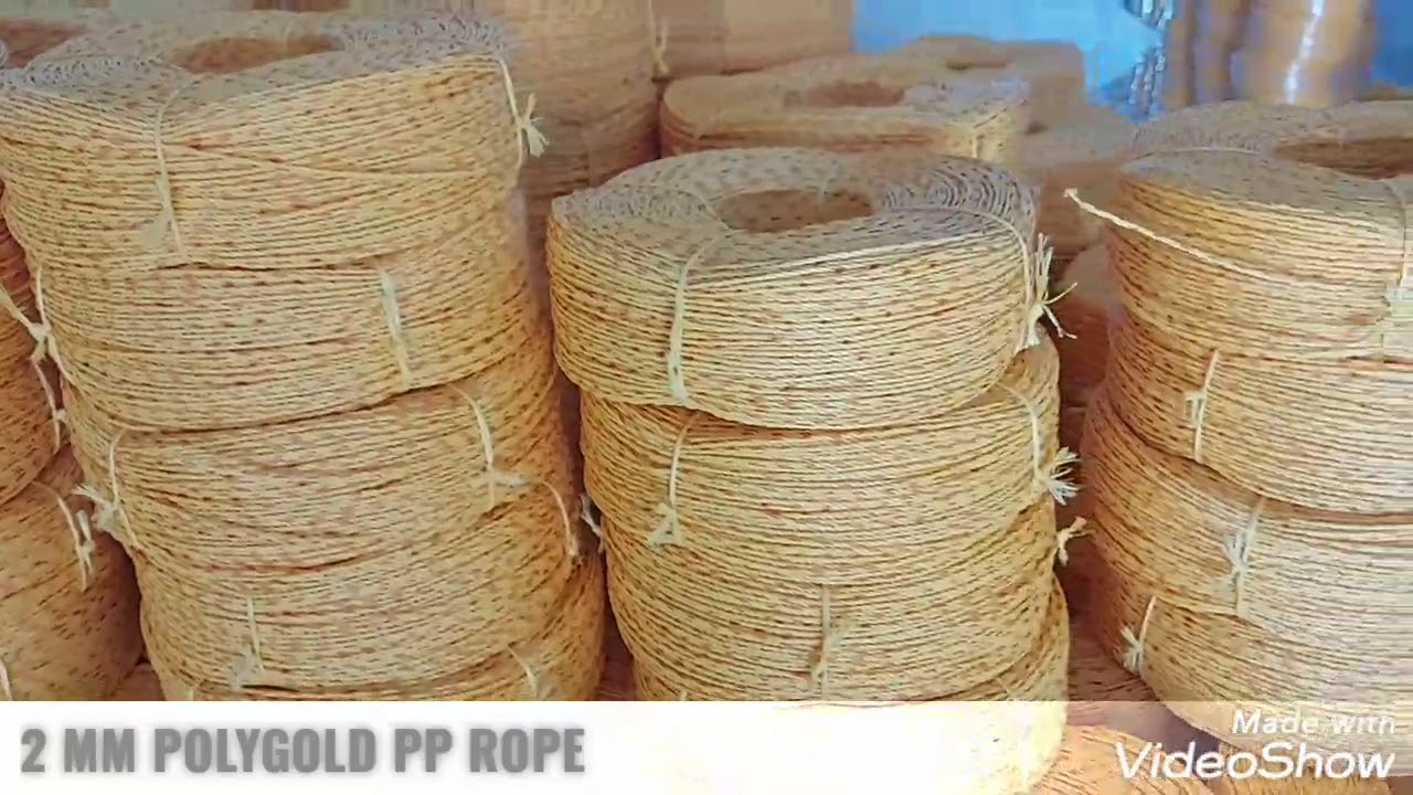 Polypropylene rope