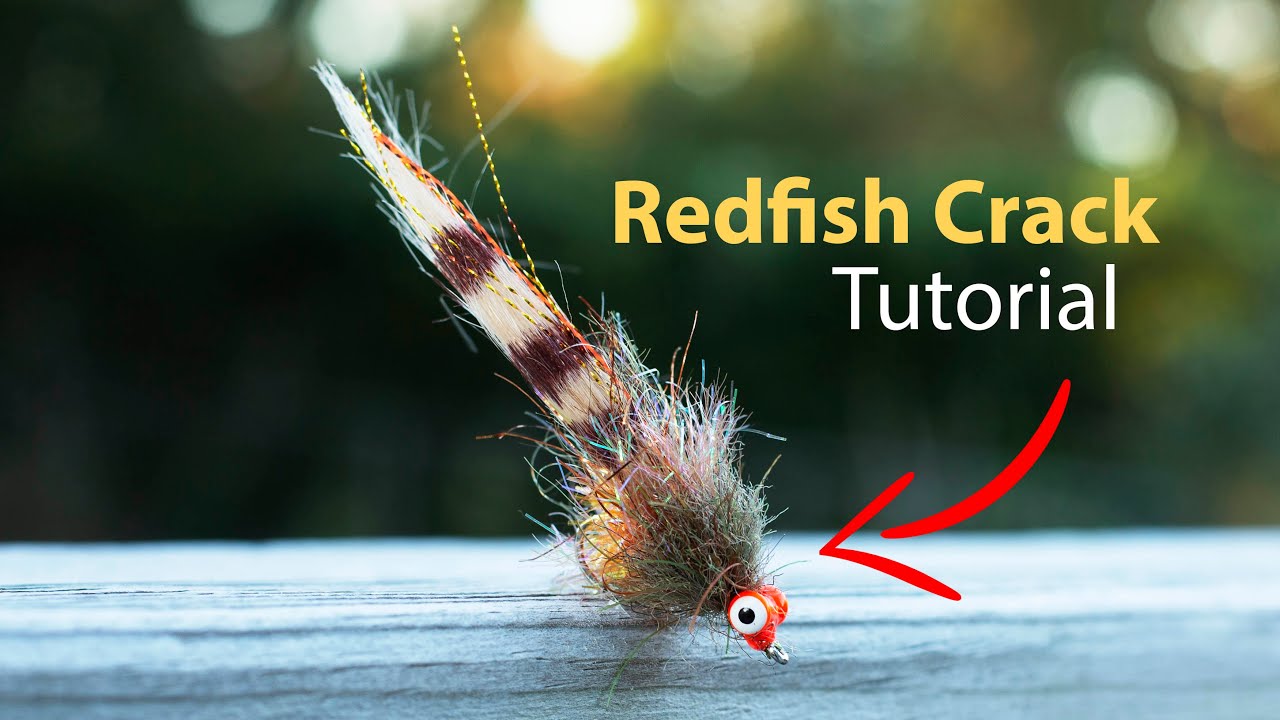 How to tie the Redfish Crack Fly, fly tying tutorial, redfish flies.