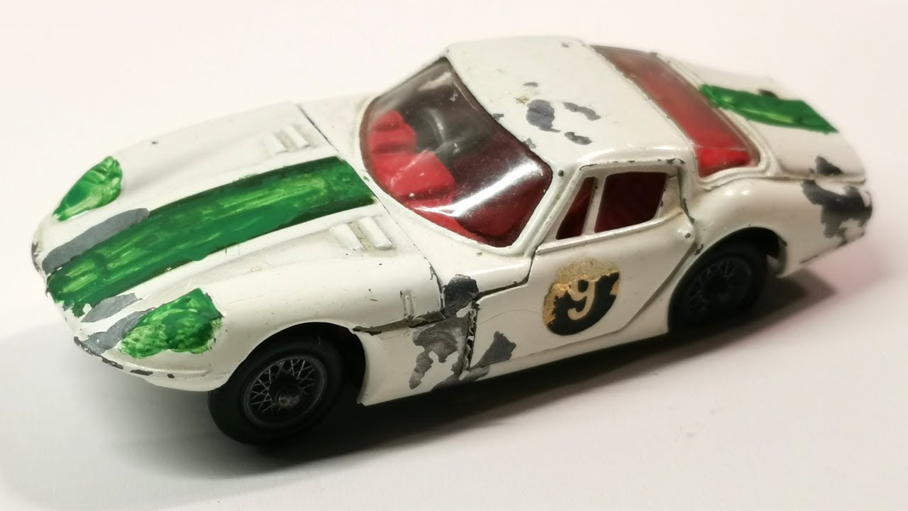 Маркос Volvo 1800 GT Corgi № 324. Ремонт. Литая модель игрушки.
