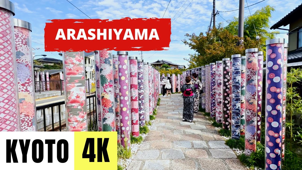 KYOTO, JAPAN 🇯🇵 [4K] Arashiyama — Walking Tour