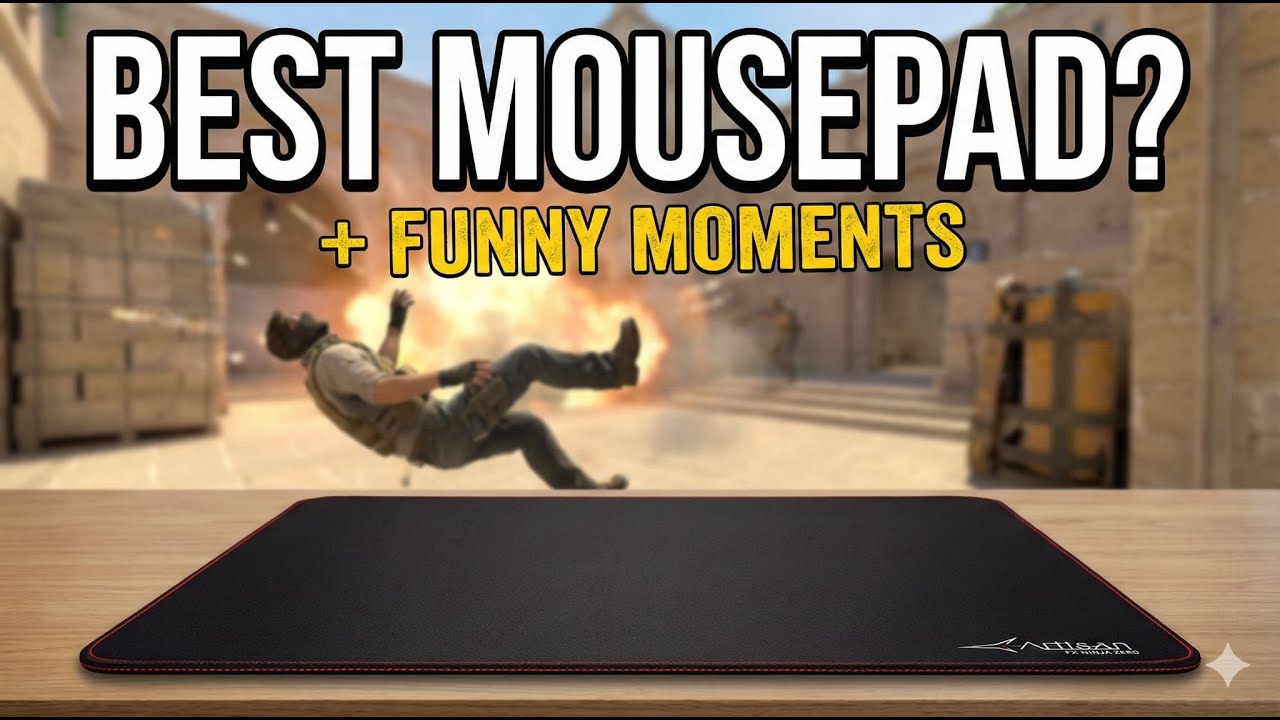 BEST MOUSEPAD FOR CS2?! feat Artisan FX Ninja Zero + FUNNY MOMENTS