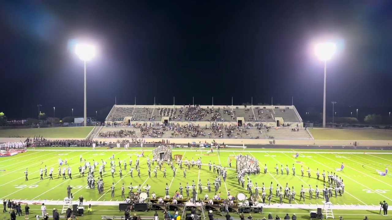 Plano East Band half-time performance. 10/23/2025. The Gem Within.
