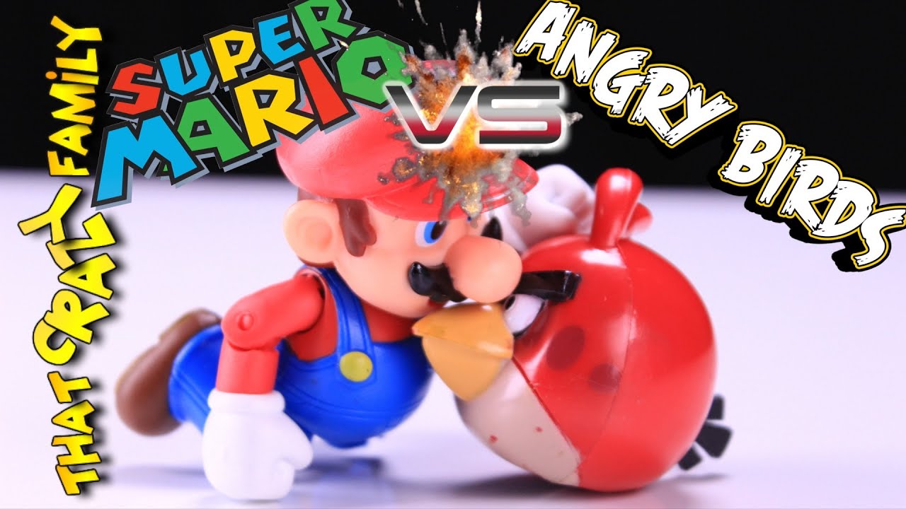 Angry Birds vs Super Mario: Epic Toy Battles!! | ThatCrazyFamily
