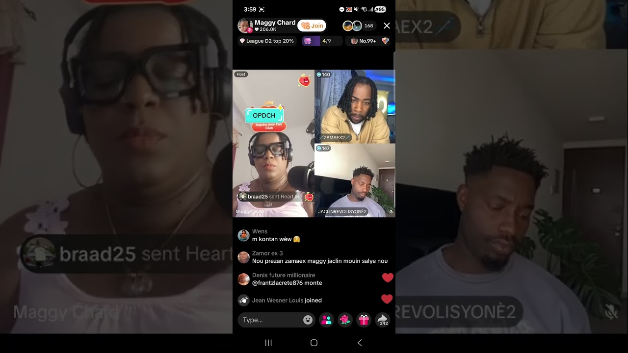 Kretyen yo resi jwen boushon yo