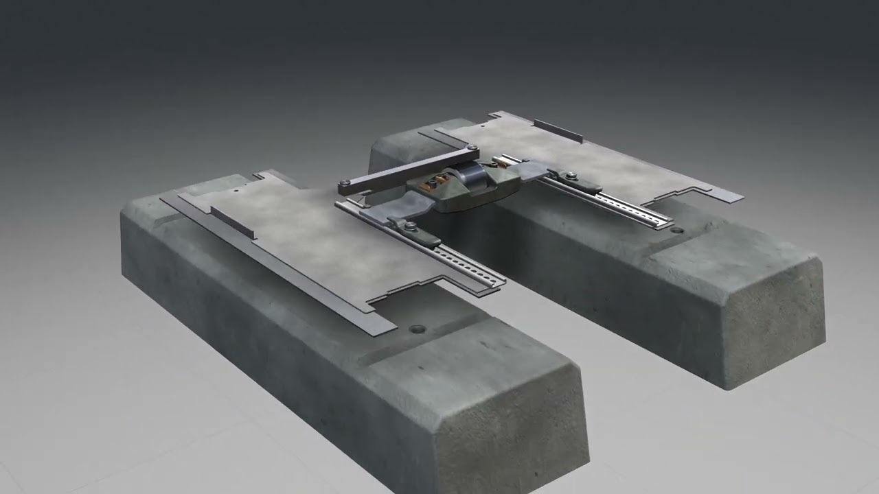 Austroroll® - Wartungsfreie Rollvorrichtung für Eisenbahnweichen | Roller device for railway points
