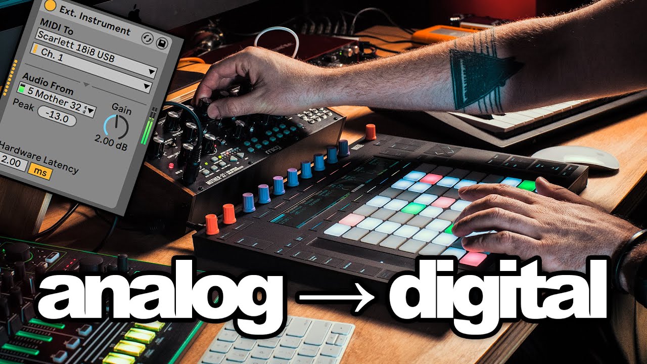 Analog Synths with Ableton Push | Set Up & Creative Ideas