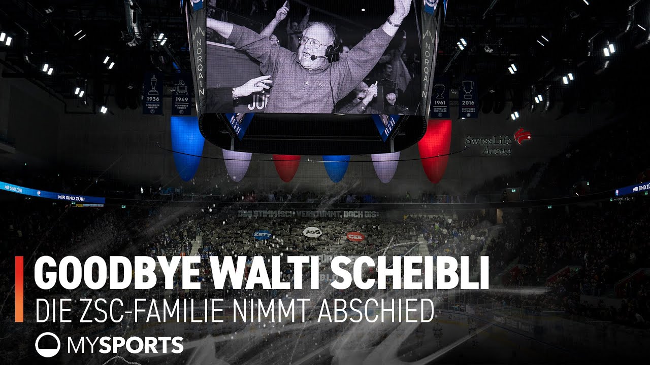 Die ZSC-Familie nimmt Abschied von Walti Scheibli