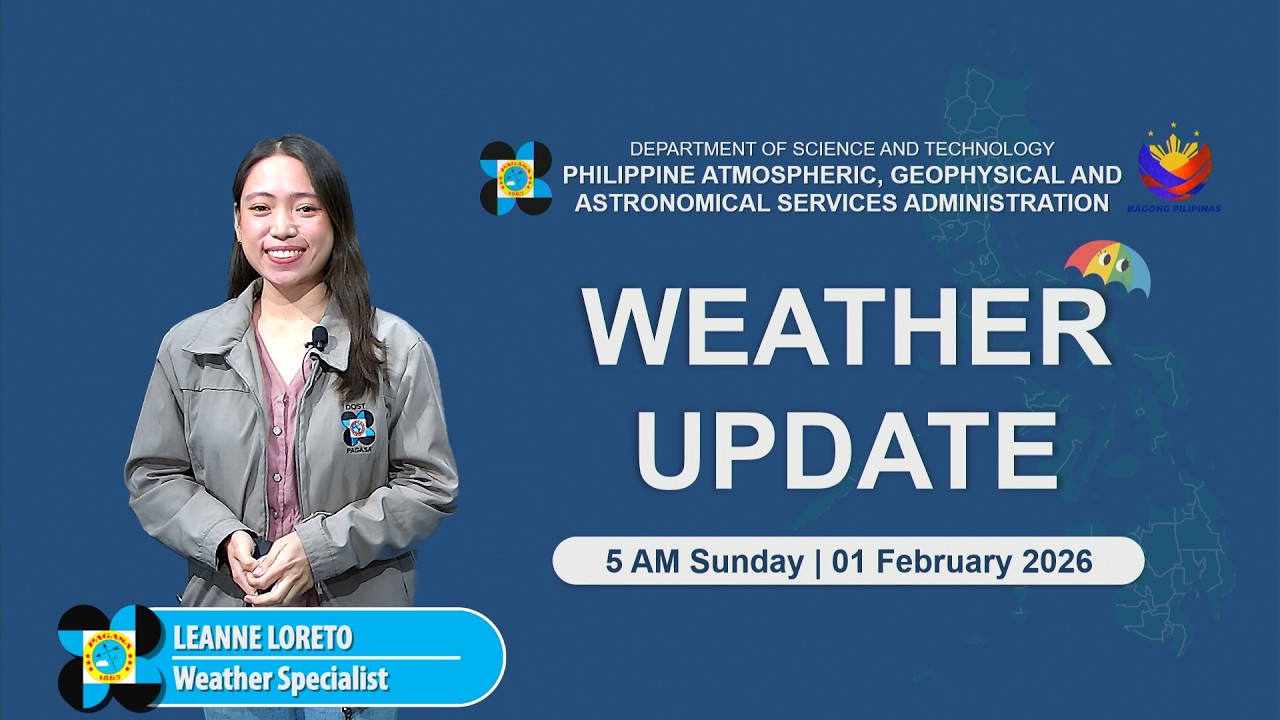 Public Weather Forecast issued at 5 AM | February 1, 2026 - Sunday