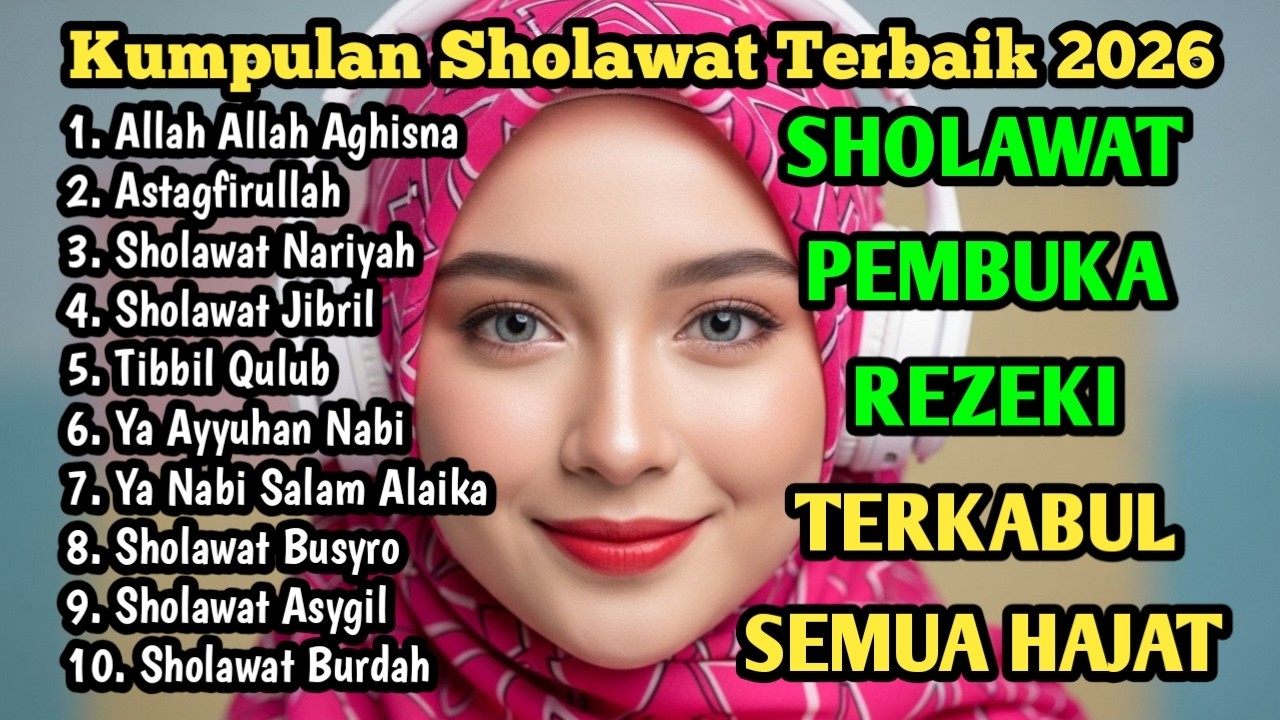 Kumpulan Sholawat Terbaik Tahun 2026 | Sholawat Pembuka Pintu rezeki