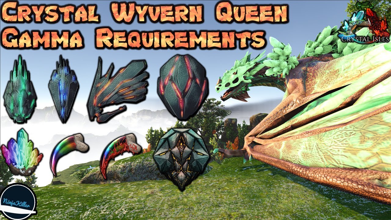 Crystal Wyvern Queen Gamma Boss Artifact and Tribute Location Guide Ark Survival Evolved