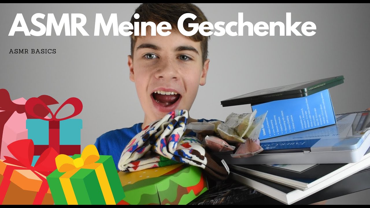 [ASMR] Meine Weihnachtsgeschenke | ASMR Basics | Deutsch