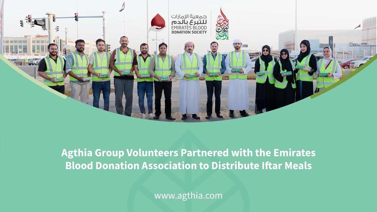 Agthia Volunteers Partnered with the Emirates Blood Donation Association to Distribute Iftar Meals