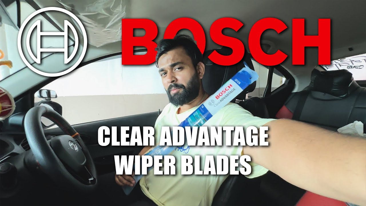 Bosch Clear Advantage Wiper Blades Unboxing  | Car ki Windshield Chamkaa Di