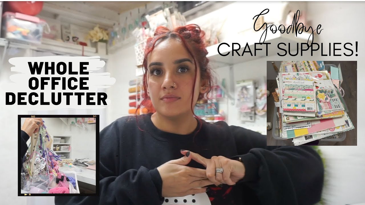 Decluttering My Office | Craft Room