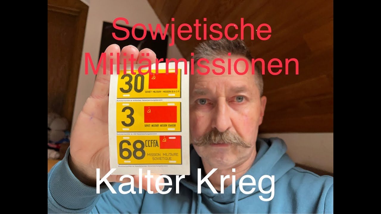 Kalter Krieg Taschenkarte Sowjetische Militärmissionen