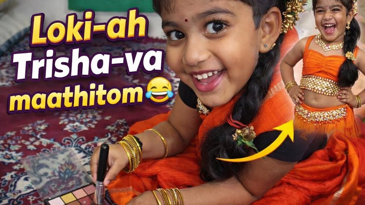Converted Loki into Trisha from Appadi Podu Podu 💃 | Tamil Daily Vlog | Plant Shopping & Office Work