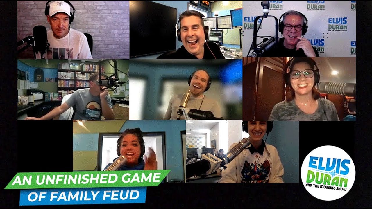 An Unfinished Game Of Family Feud | Elvis Duran Exclusive