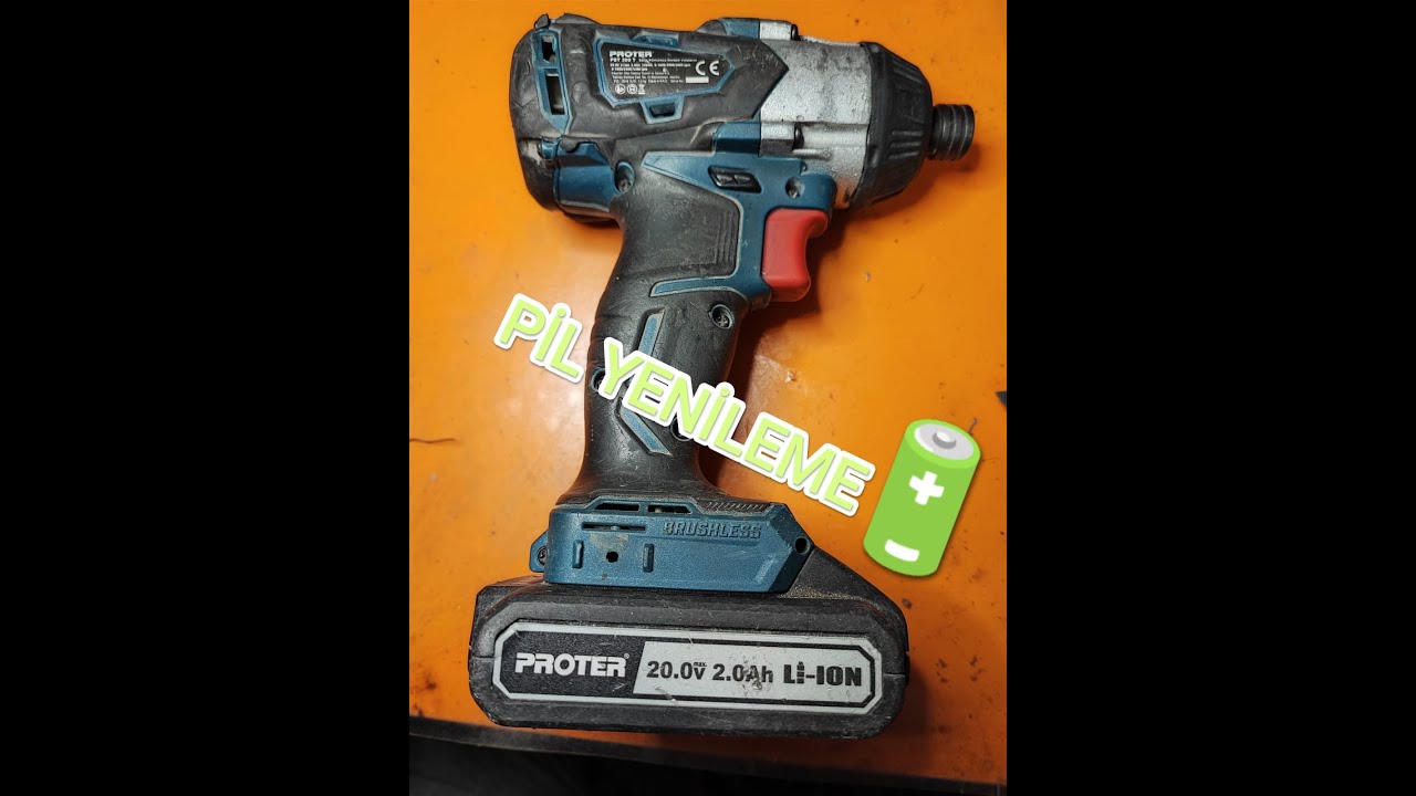 PROTER PST 360 T PİL YENİLEME - 18650 LITYUM IYON PİL