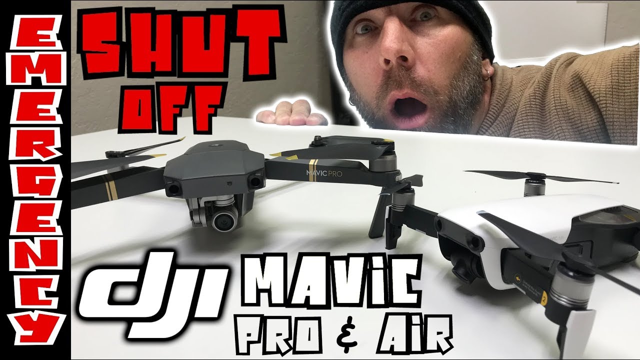 Emergency Shut Off Trick For DJI Mavic Air and Pro Drones