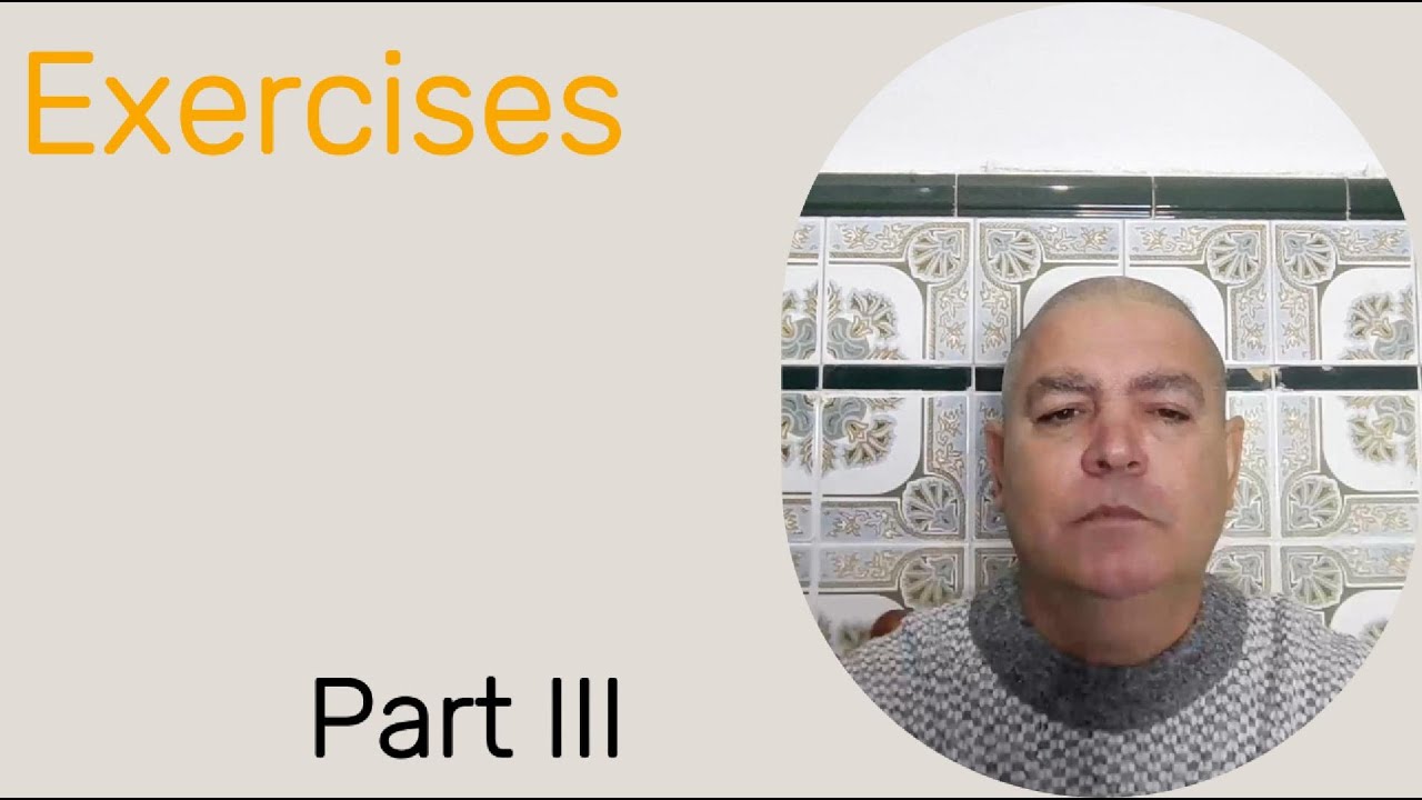 Aprende inglés aquí conmigo 42. Ejercicios