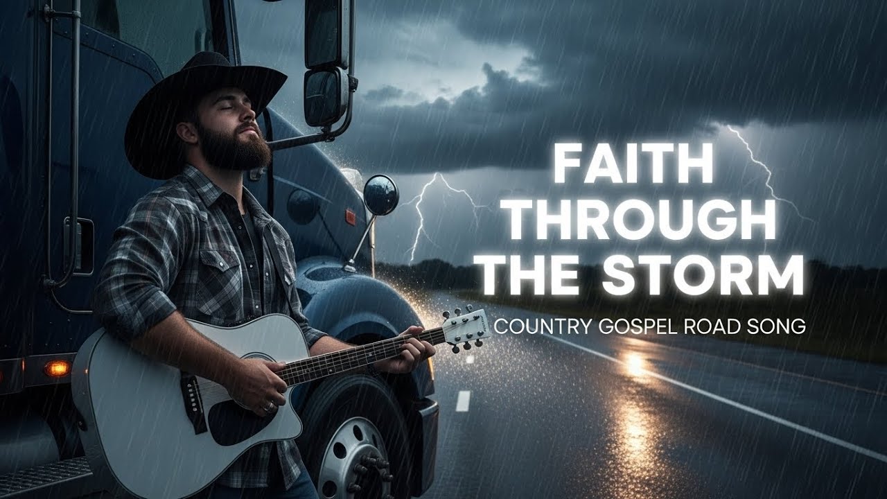 🚛🙏 Faith Through the Storm | Country Gospel Road Song ⛈️🛣️