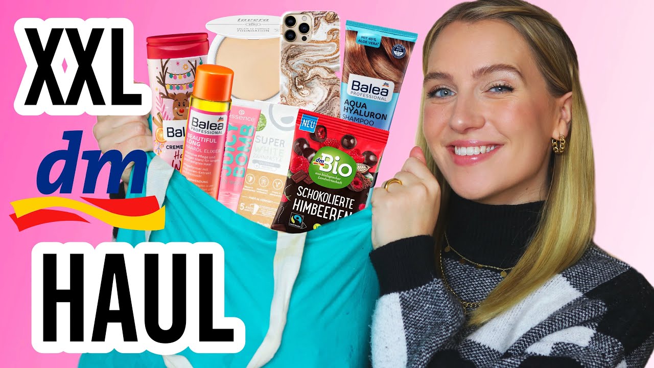 XXL DM & BURGA HAUL Dezember 2022 | Nachgekauft, Neuheiten & Hypes | Balea, dmBio uvm. | Lubella