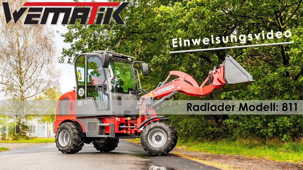 Radlader 811 Einweisungsvideo - www.WEMATIK.de