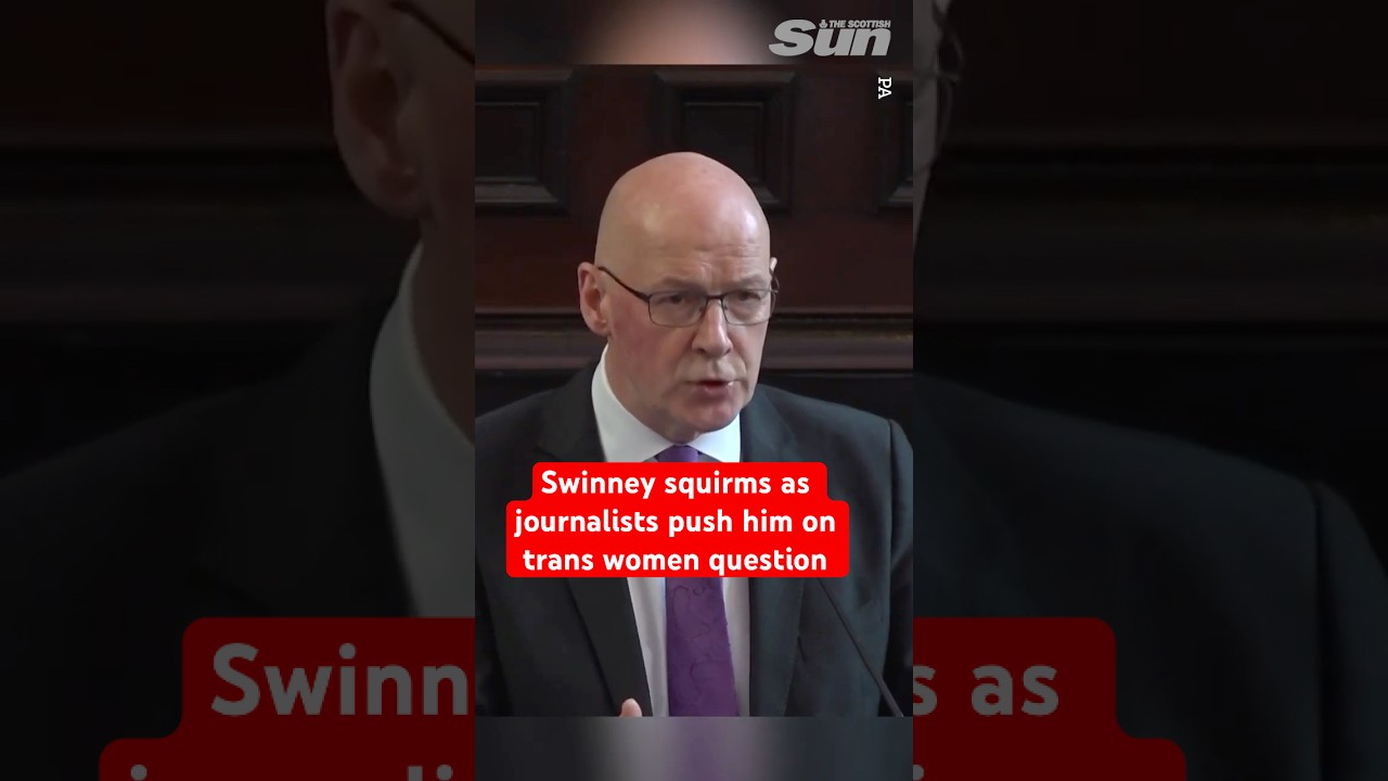 John Swinney squirms refusing to say if trans women are women