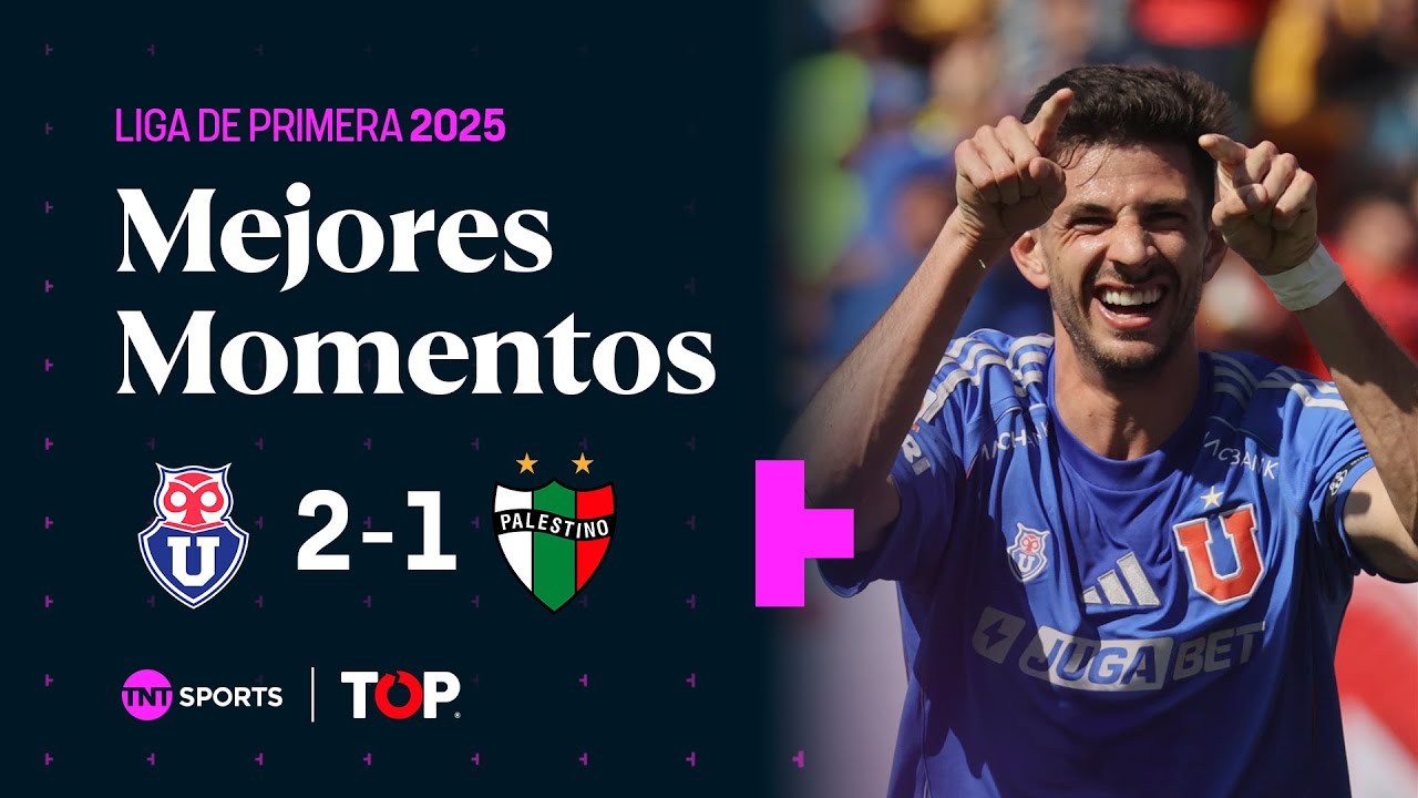 ⚽ Compacto TOP | 🔵🔴 U. de Chile 2 - 1 ⚪🟢🔴 Palestino | Liga de Primera 2025 🏆 - Fecha 24 🗓️