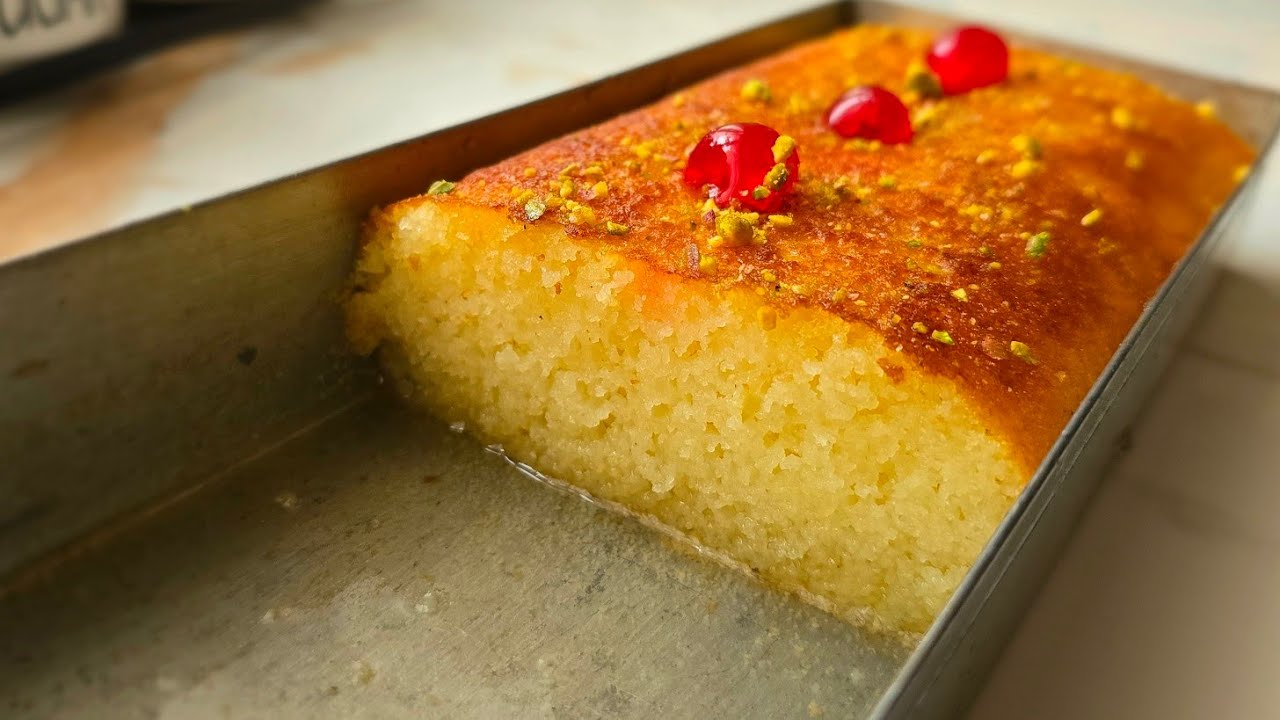 أسهل وأسرع بسبوسة🇩🇿 في المول الأسطوري 💥 مشربة للقلب بمقادير مضبوطة واقتصادية 