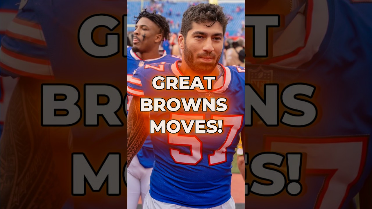 🚨NAJNOWSZE WIADOMOŚCI: Cleveland Browns pozyskują 2 ŚWIETNE ZATRUDNIENIA, w tym WR! #nfl #browns #shorts