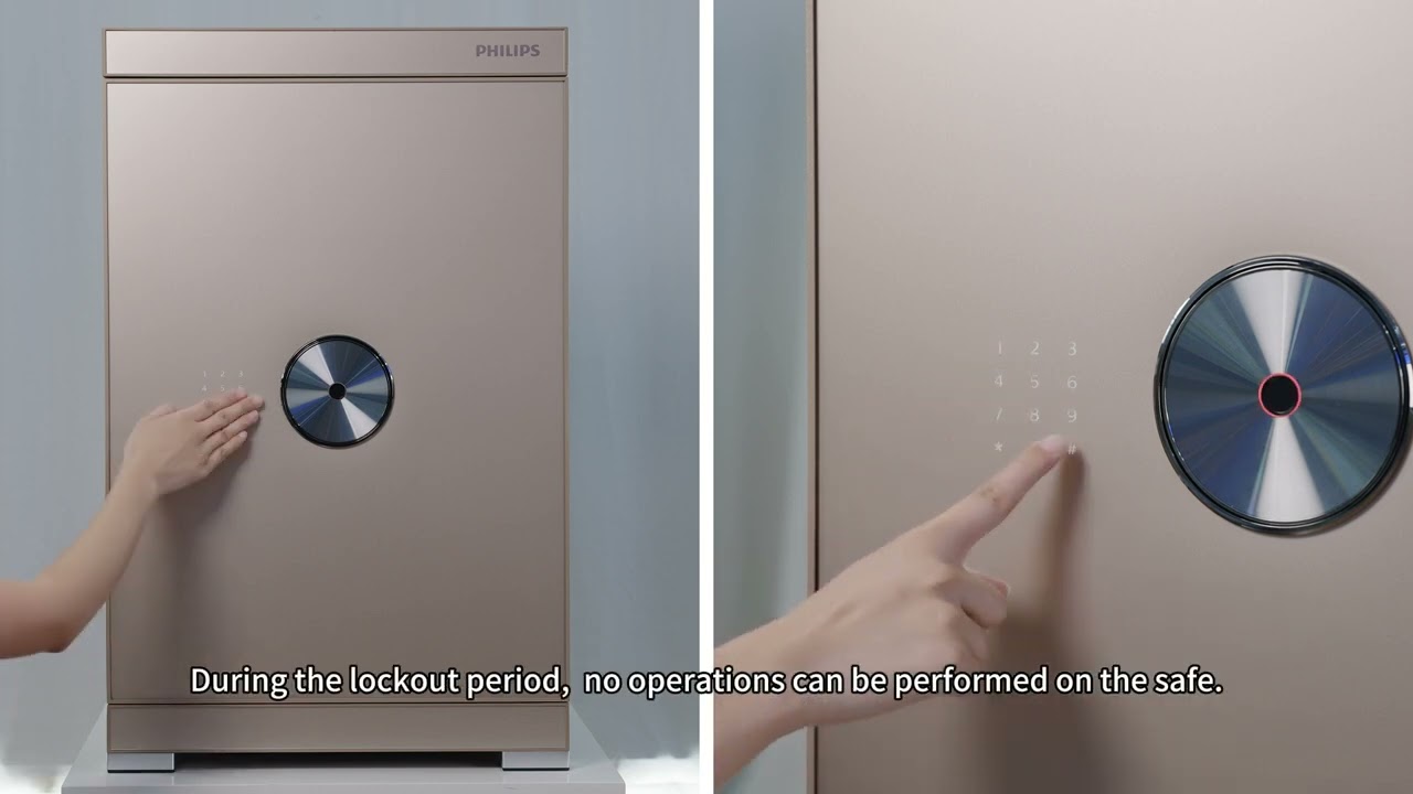 Philips Smart Safe Box SBX602 Instructions