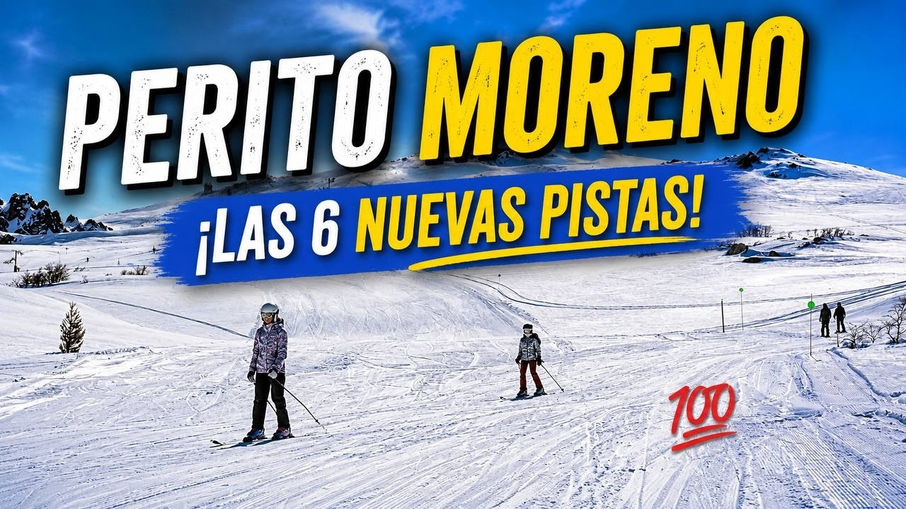 👉¡CONOCE LAS 6️⃣ NUEVAS PISTAS EN EL PERITO MORENO!💯💥 El Bolsón - Patagonia Argentina