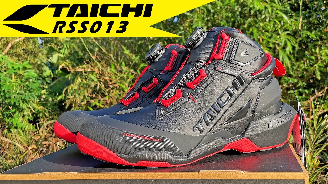 【開箱】我買了雙甜甜價的車靴! RS TAICHI RSS013  防水短車靴開箱