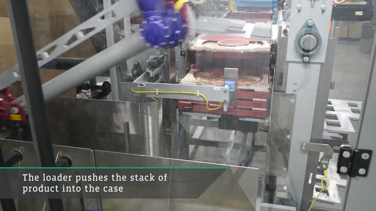 Case Packing Take and Bake Pizzas in Cartons