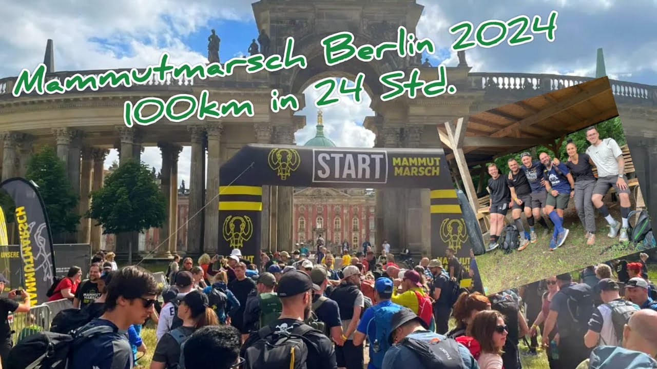 Mammutmarsch Berlin 2024 / 100 km in 24 Std. / Warum tust du dir das an? / Vlog und Interview