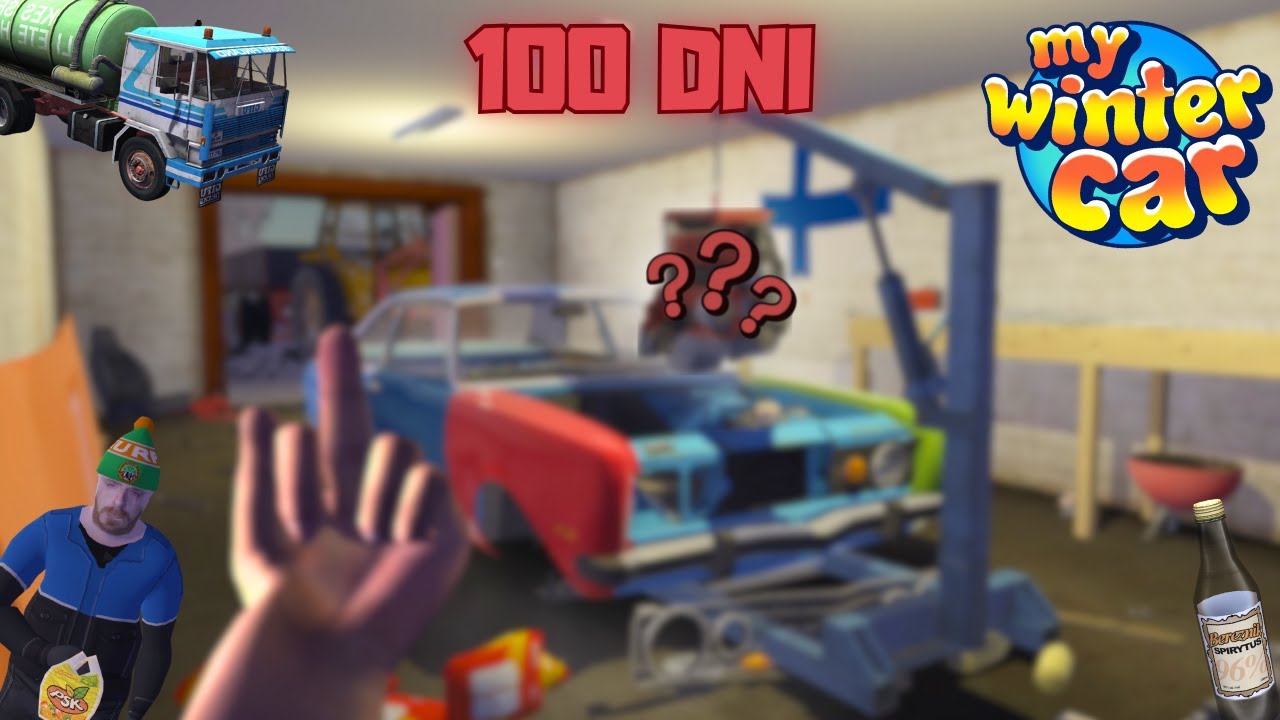 PRÓBUJE PRZEŻYĆ 100 DNI W MY WINTER CAR ?!! (Mam Dość)