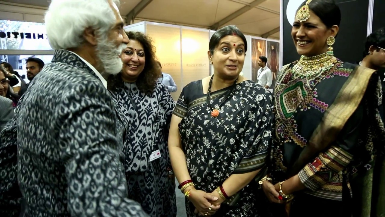 Exclusive with Textile Minister Smriti Irani | Madhu Jain | AIFW | BornofWeb