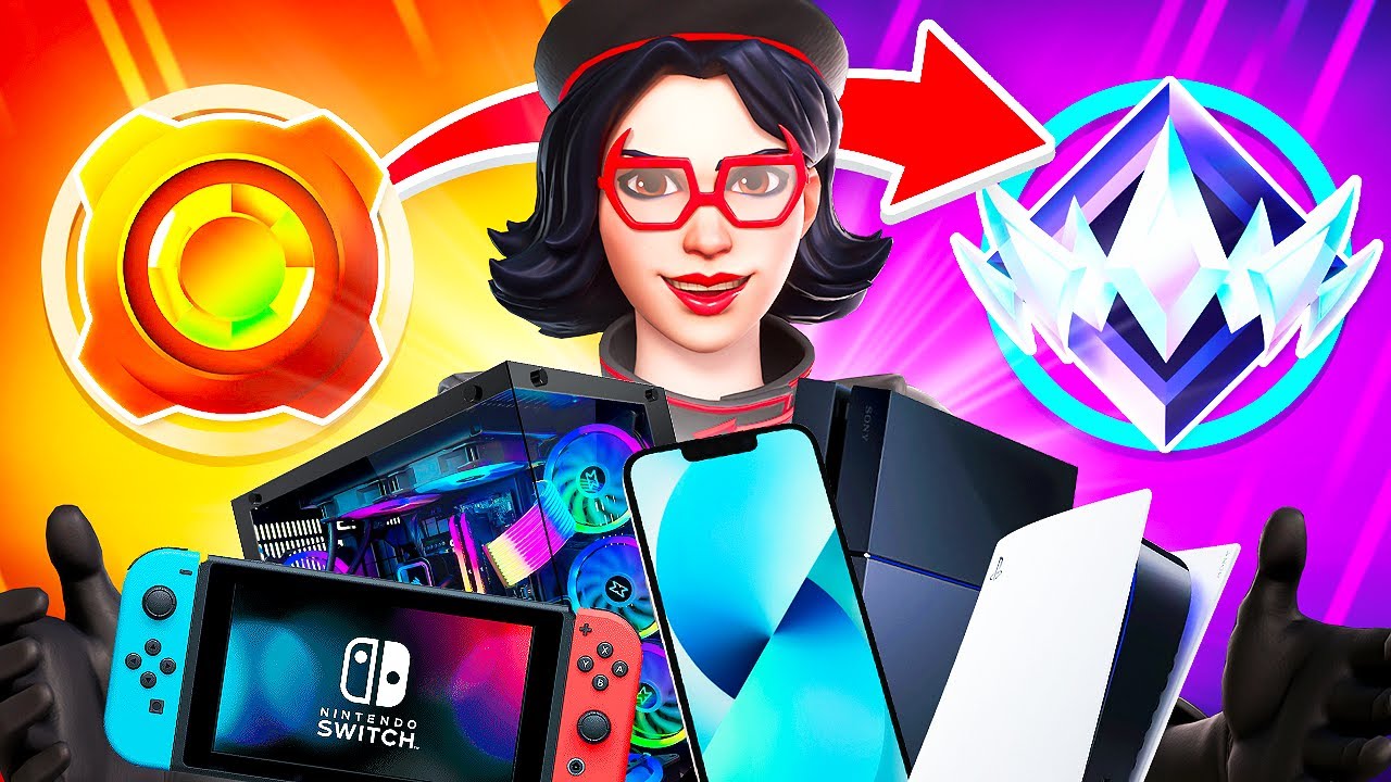 J'ai OSÉ JOUER sur TOUTES les PLATEFORMES pour passer UNREAL sur FORTNITE ! 🤯 (Mobile, Switch etc)