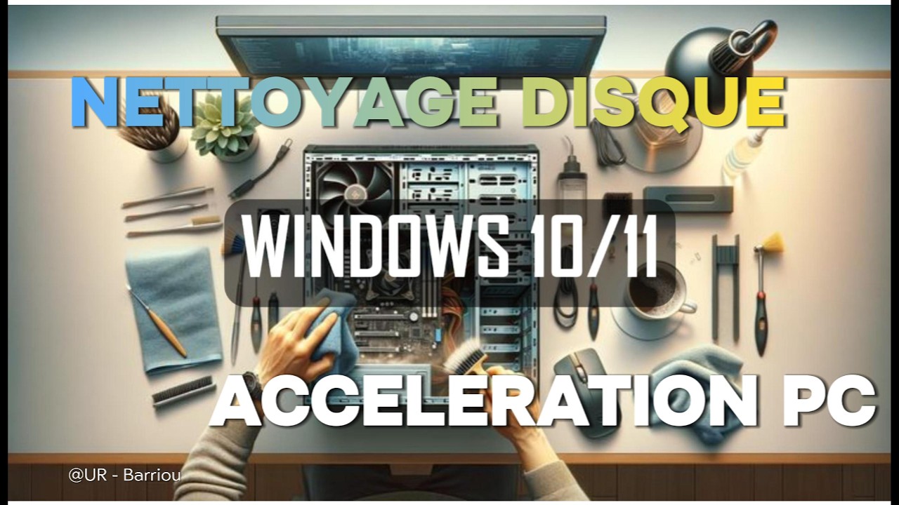 Voici comment NETTOYER  le Disque C, PUIS BOOSTER VOTRE PC #WINDOWS 10 ET 11