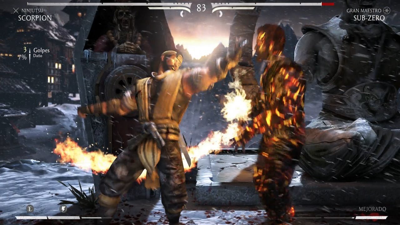 MORTAL KOMBAT X: JAX Y SCORPION (UN COMBATE MUY ESPERADO)