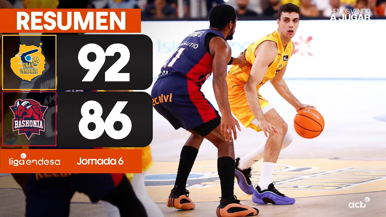 Dreamland Gran Canaria - Baskonia (92-86) RESUMEN | Liga Endesa 2024-25